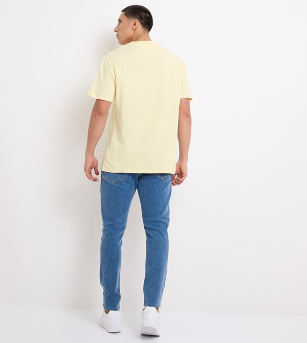 Tommy Hilfiger  - Yellow Casual T-Shirts