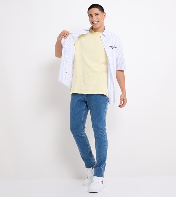 Tommy Hilfiger  - Yellow Casual T-Shirts