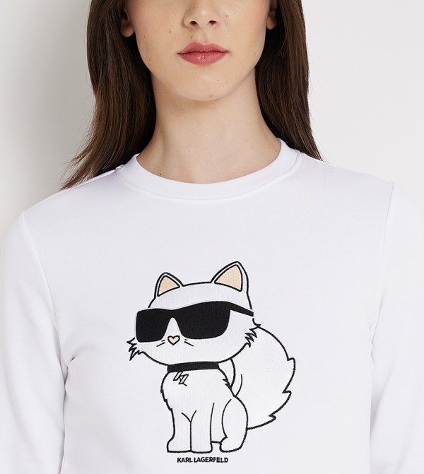 Karl Lagerfeld Karl Lagerfeld - White Casual T-Shirts