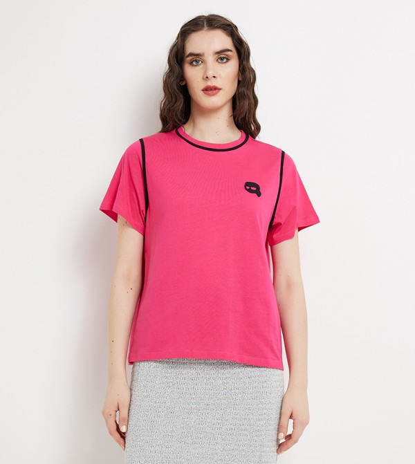 Karl Lagerfeld  - Pink Casual T-Shirts