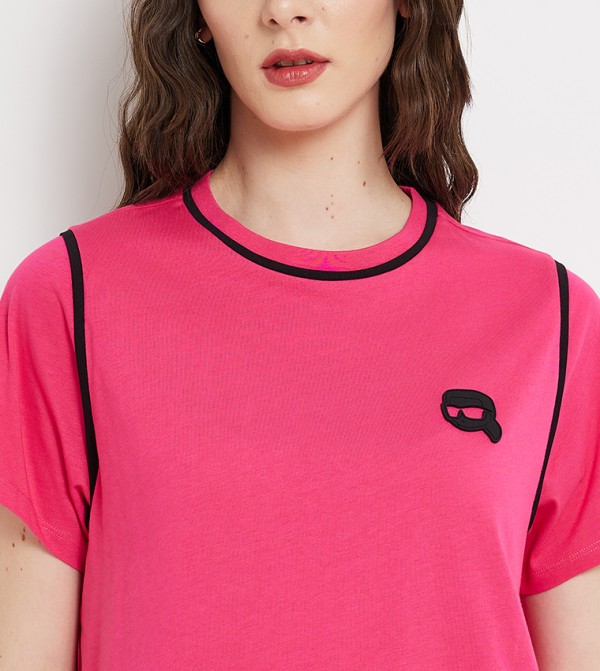 Karl Lagerfeld  - Pink Casual T-Shirts