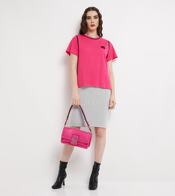 Karl Lagerfeld  - Pink Casual T-Shirts