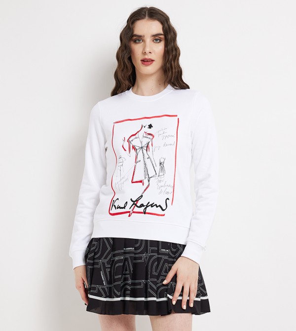 Karl Lagerfeld Karl Lagerfeld - White Sweatshirts