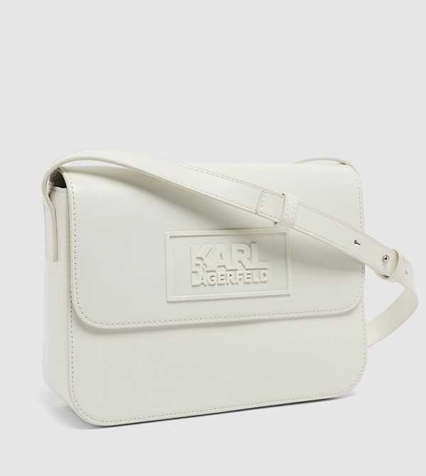 Karl Lagerfeld  - White Cross Body Bags