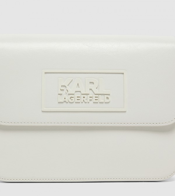 Karl Lagerfeld  - White Cross Body Bags