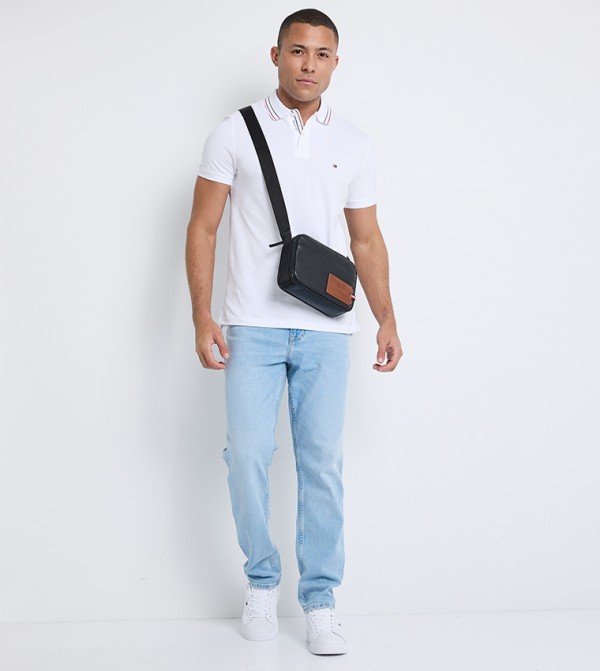 Tommy Hilfiger  T-Shirts - White Polo T-shirts