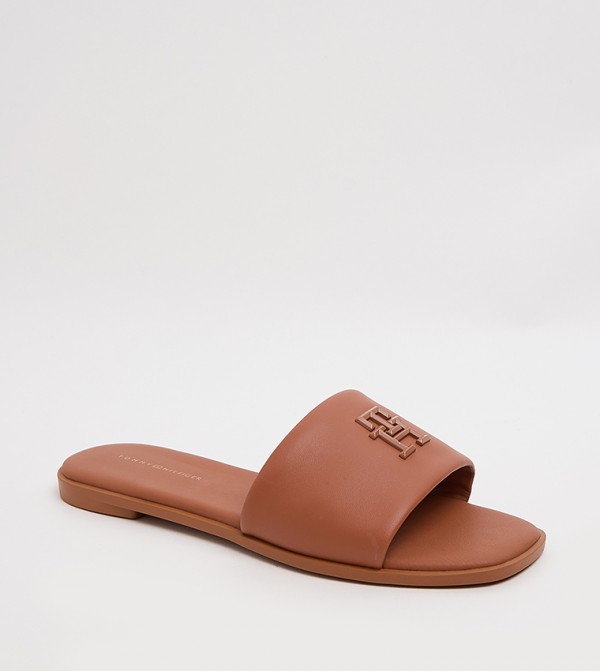 Tommy Hilfiger  - Brown Flat Sandals