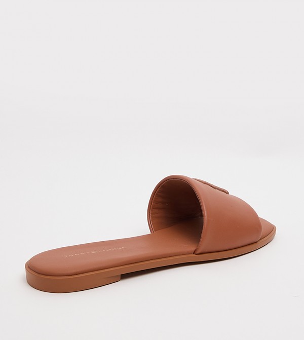 Tommy Hilfiger  - Brown Flat Sandals