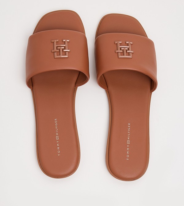 Tommy Hilfiger  - Brown Flat Sandals