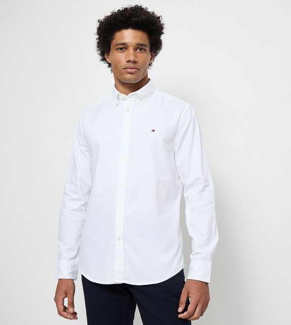 Tommy Hilfiger  Shirts - White Casual Shirts