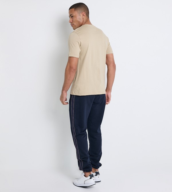 Tommy Hilfiger  aetopseller - Khaki Round Neck T-Shirts