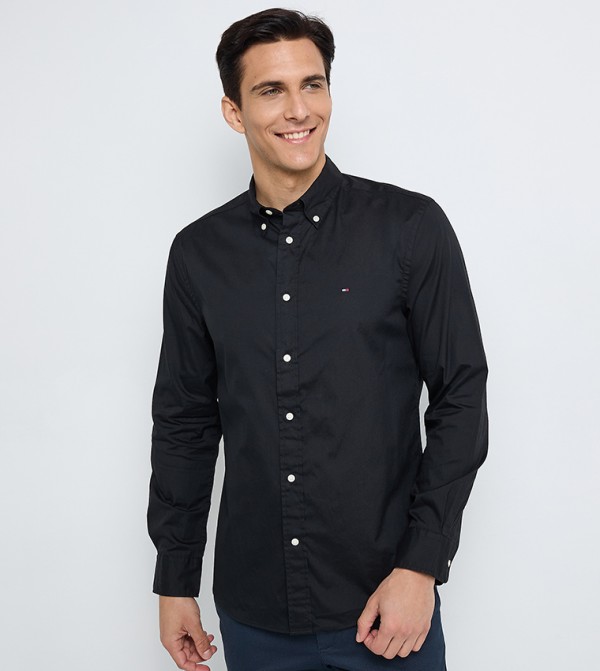 Tommy Hilfiger  Shirts - Black Long Sleeves