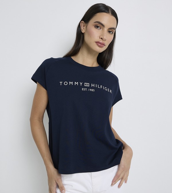 Tommy Hilfiger  Clothing - Navy Casual T-Shirts