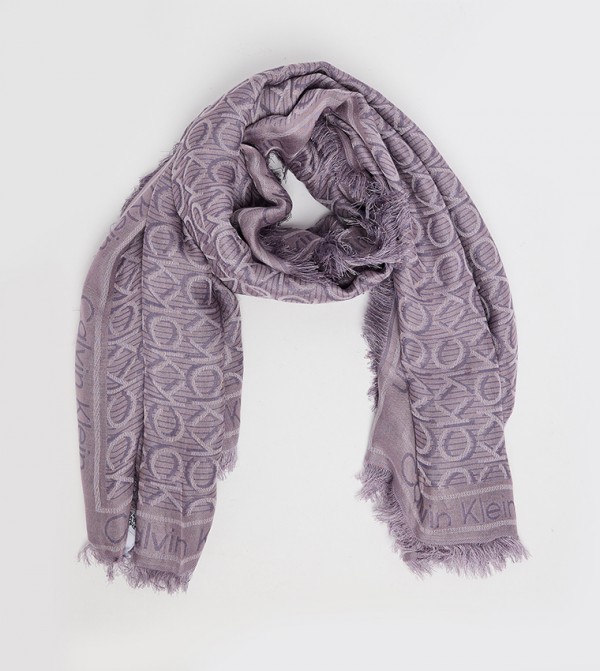 Calvin Klein  Scarves - Purple Woven Scarves