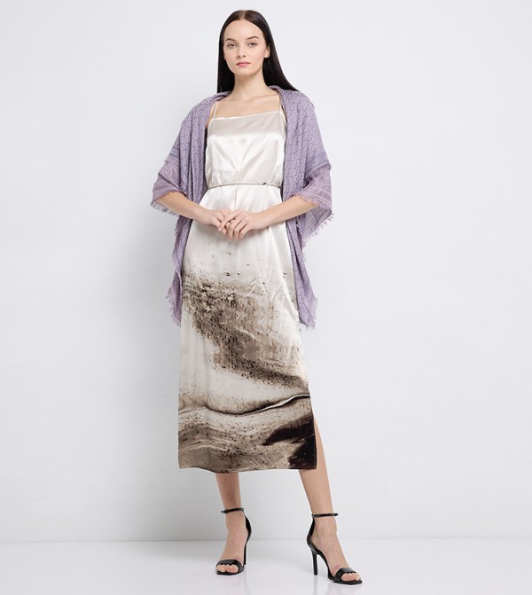 Calvin Klein  Scarves - Purple Woven Scarves