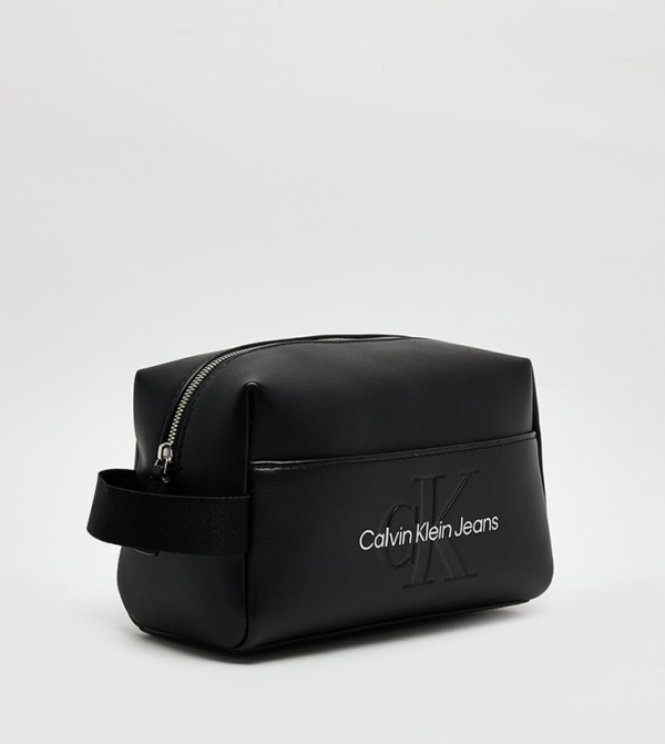 كالفن كلاين جينز  حقائب مستحضرات التجميل - أسود منظمو مستحضرات التجميل