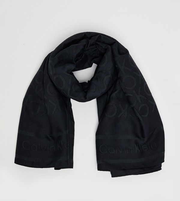 Calvin Klein  Scarves - Black Woven Scarves