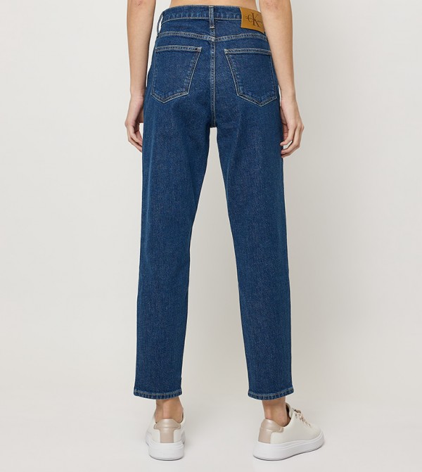 Calvin Klein  Clothing - Blue Mom Jeans