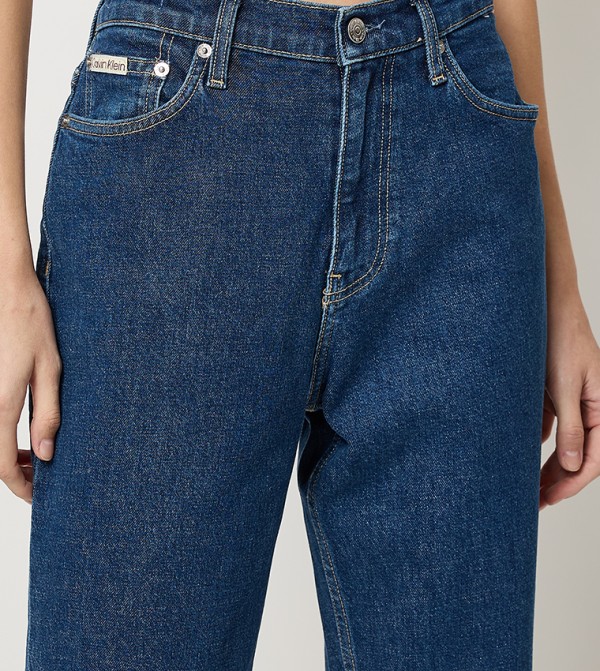 Calvin Klein  Clothing - Blue Mom Jeans