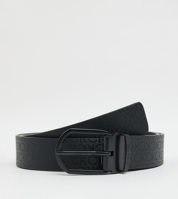 كالفين كلاين  أحزمة - أسود Leather Belts