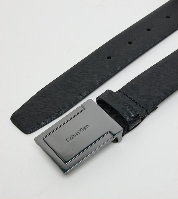 كالفين كلاين  أحزمة - أسود Leather Belts