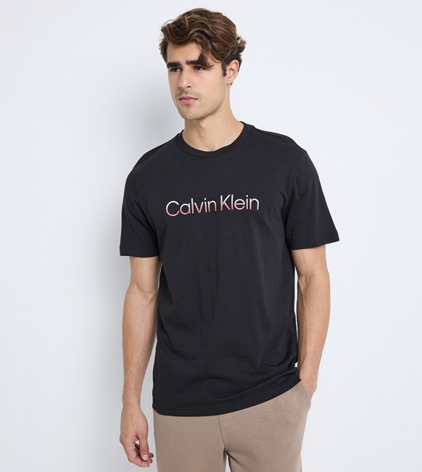 Calvin Klein Calvin Klein - Black Round Neck T-Shirts