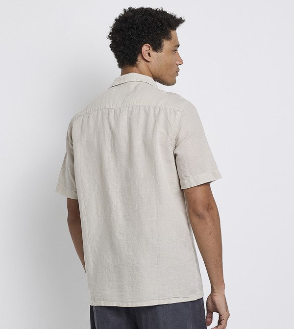 Calvin Klein  Short Sleeves - Beige Short Sleeves