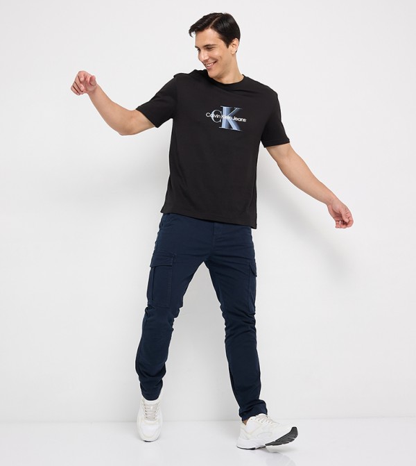 Calvin Klein Jeans Calvin Klein Jeans - Black Round Neck T-Shirts