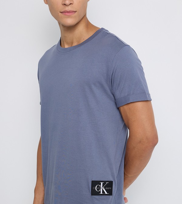 Calvin Klein Jeans Calvin Klein - Grey Round Neck T-Shirts