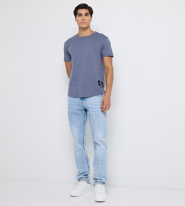 Calvin Klein Jeans Calvin Klein - Grey Round Neck T-Shirts