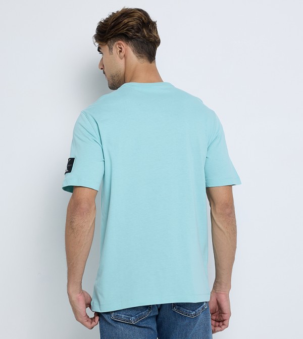 Calvin Klein Calvin Klein - Green Round Neck T-Shirts