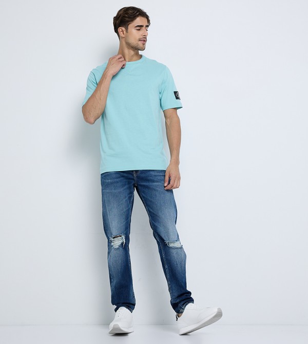 Calvin Klein Calvin Klein - Green Round Neck T-Shirts