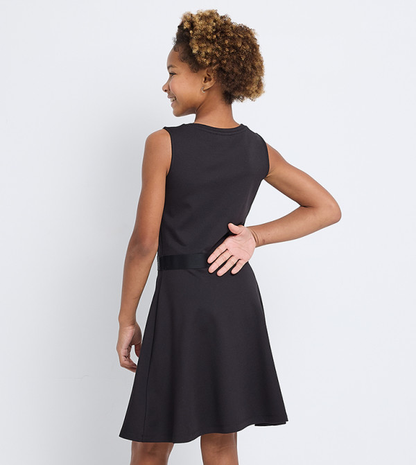 كالفن كلاين جينز فساتين - أسود فستان كاجوال