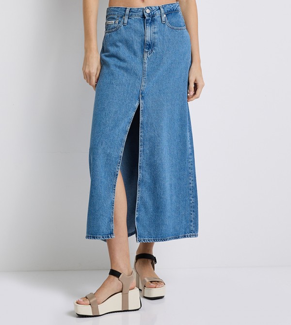 Calvin Klein Jeans  Clothing - Blue Maxi Skirts