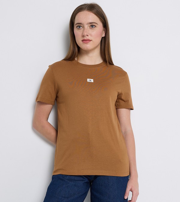 Calvin Klein Jeans Calvin Klein - Brown Short Sleeve T-Shirts