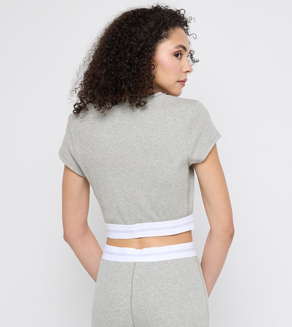 Calvin Klein  - Grey Cropped Tops