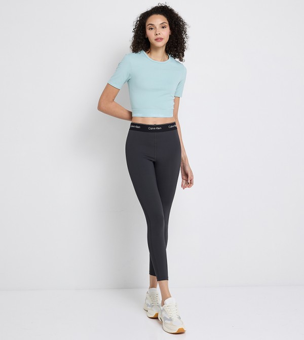 Calvin Klein  T-Shirts - Blue Short Sleeve T-Shirts
