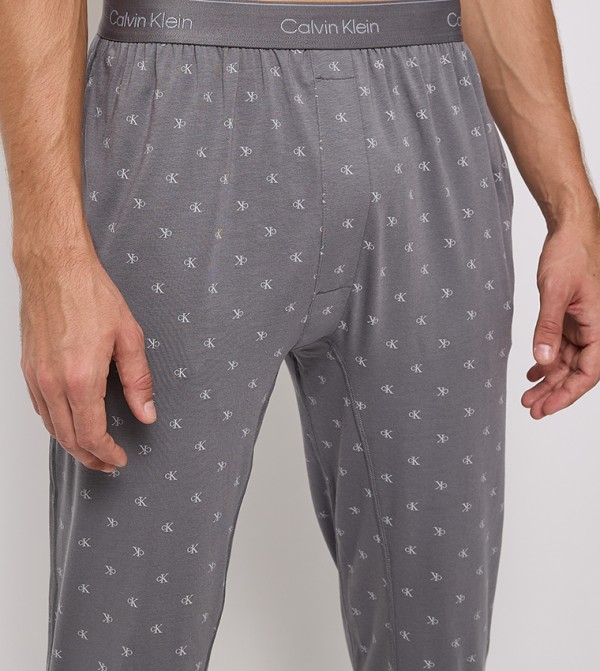 كالفين كلاين  ملابس النوم  - رمادي Bottoms
