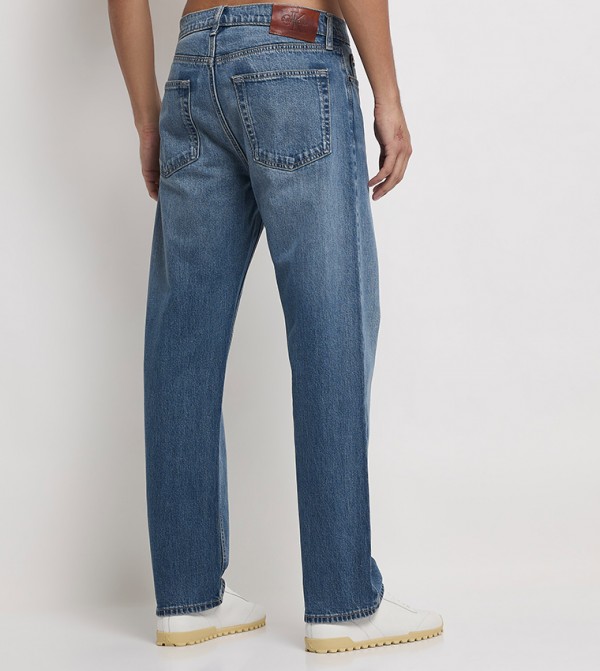 كالفين كلاين كالفين كلاين - أزرق Straight Jeans