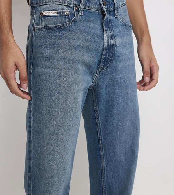 كالفين كلاين كالفين كلاين - أزرق Straight Jeans