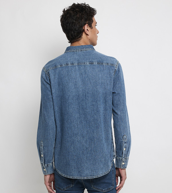 كالفين كلاين كالفين كلاين - أزرق Long Sleeves