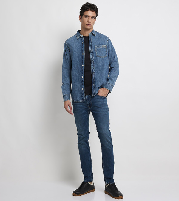 كالفين كلاين كالفين كلاين - أزرق Long Sleeves