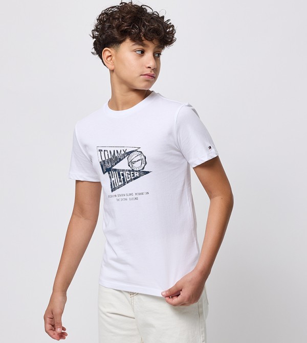 Tommy Hilfiger  Topwear - White T-shirts