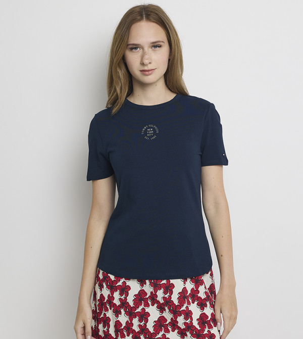 Tommy Hilfiger Clothing - NAVY BLUE Short Sleeve T-Shirts