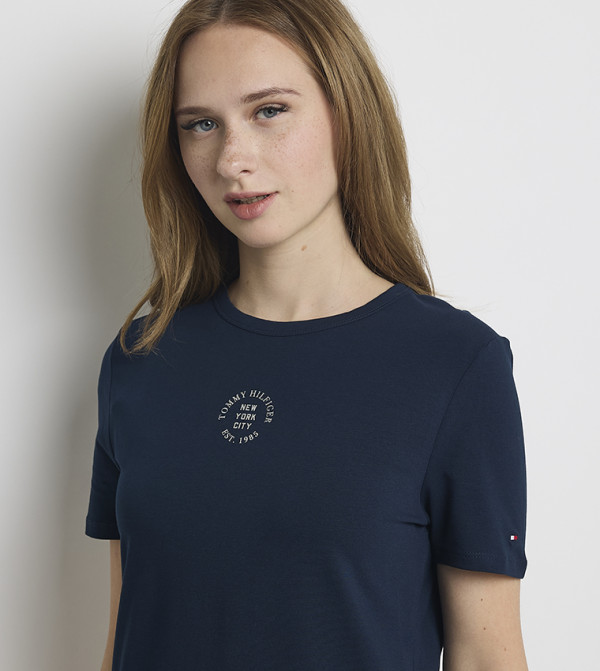 Tommy Hilfiger Clothing - NAVY BLUE Short Sleeve T-Shirts