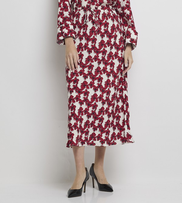 Tommy Hilfiger Tommy Hilfiger - Red Midi Skirts