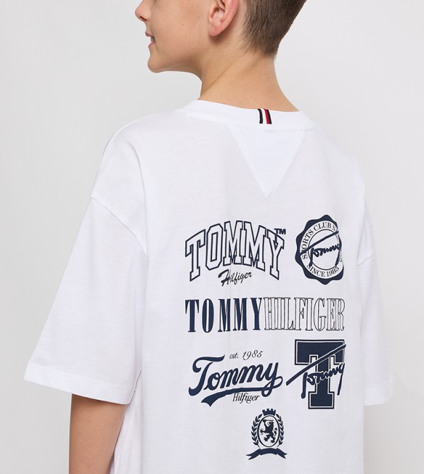 Tommy Hilfiger  Clothing - White T-shirts