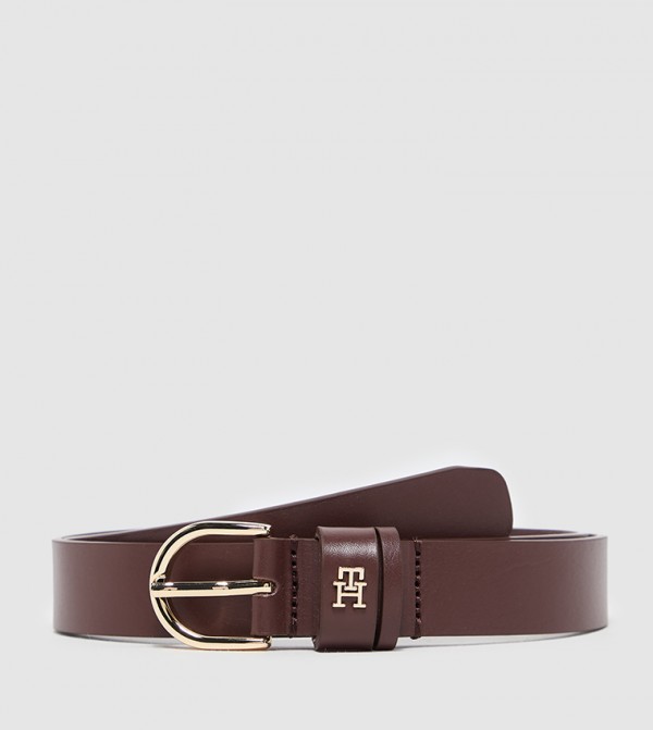 تومي هيلفيغر  أحزمة - بني  Leather Belts