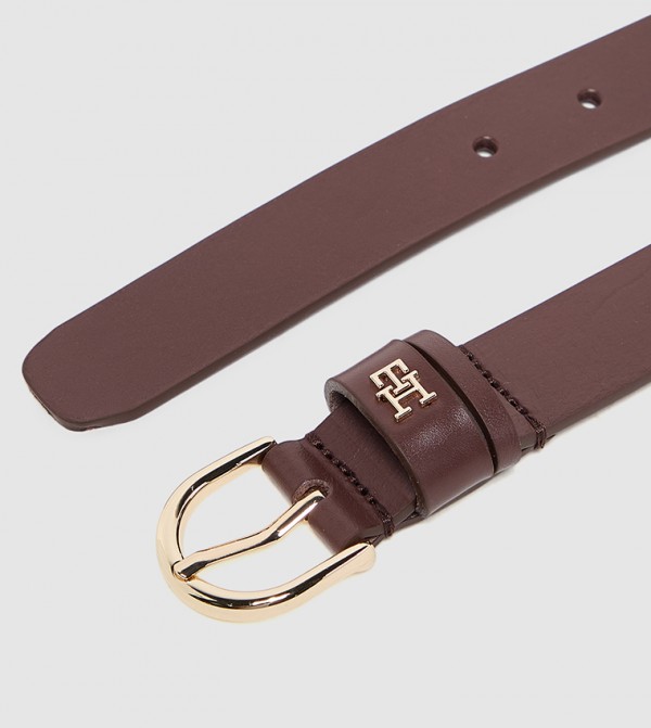 تومي هيلفيغر  أحزمة - بني  Leather Belts