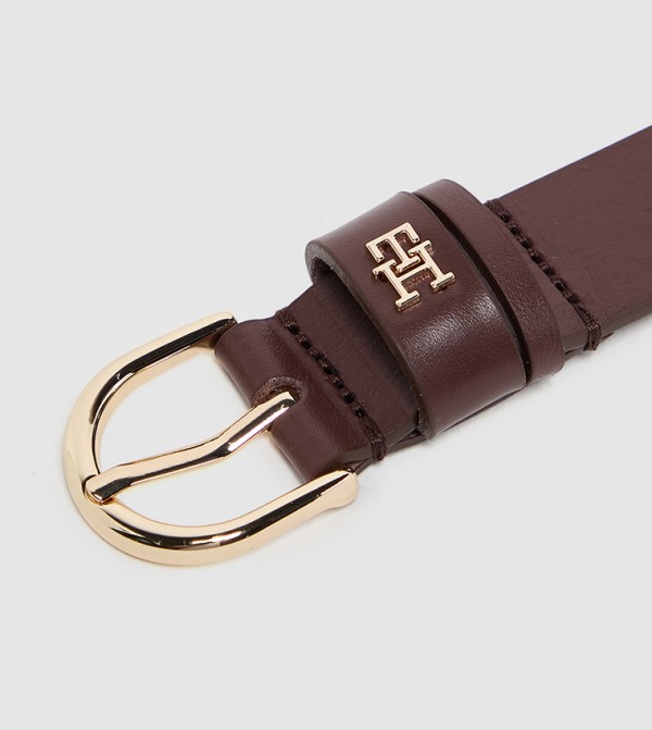 تومي هيلفيغر  أحزمة - بني  Leather Belts